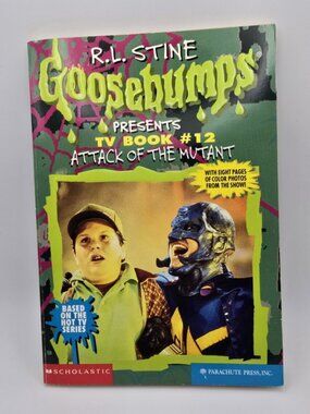 Goosebumps. TV Book #12 Attack of the Mutant. 1997 Scholastic. R.L. Stine *READ*